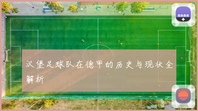 汉堡足球队在德甲的历史与现状全解析