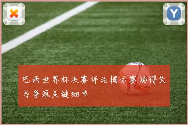 巴西世界杯决赛评论揭示赛场得失与争冠关键细节